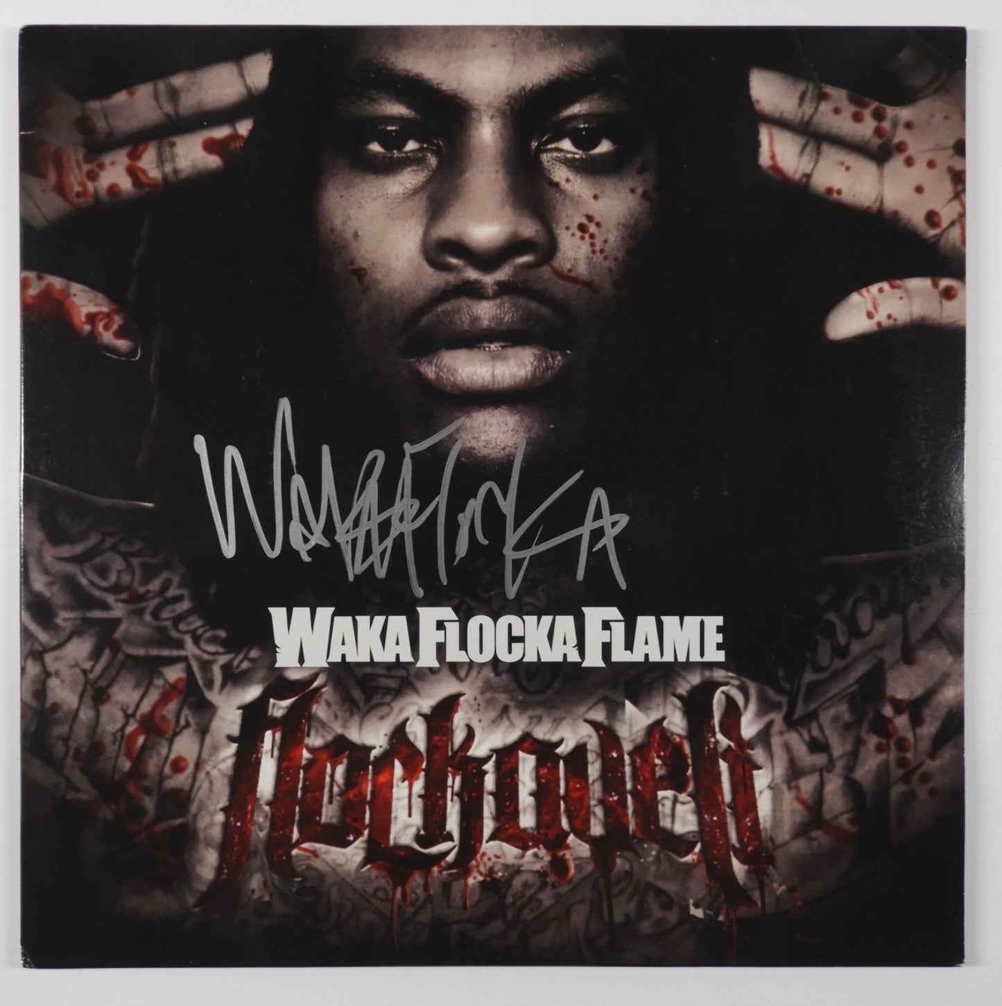 Waka Flocka Flame JSA Signed Autograph Record Album Vinyl Flockaveli
