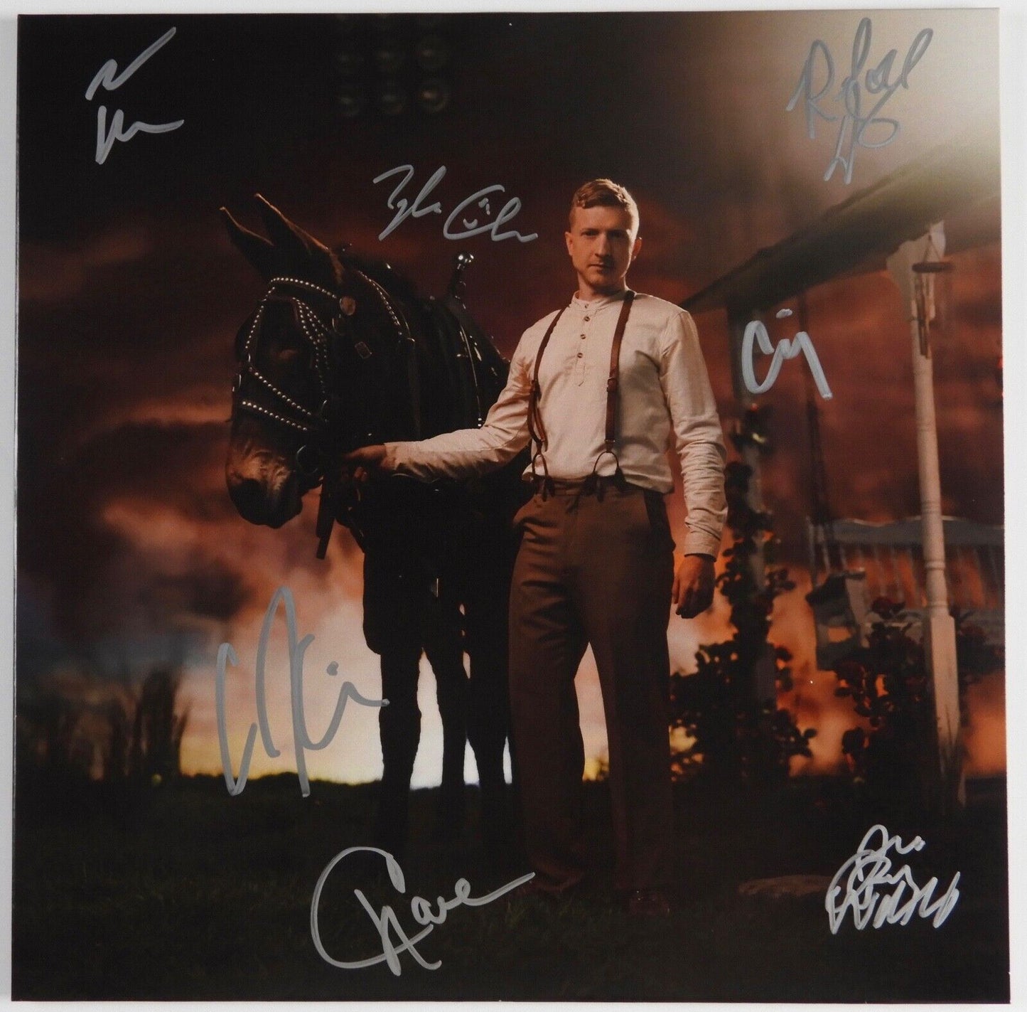 Tyler Childers Fully Signed Autograph Record Album Rustin' In The Rain Vinyl