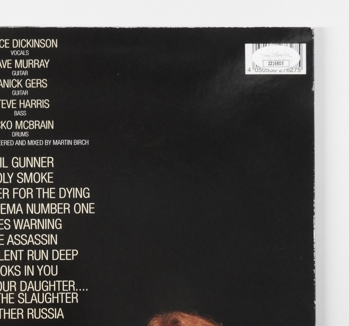 Iron Maiden Dave Murray Steve Harris + JSA Signed Autograph Record Album