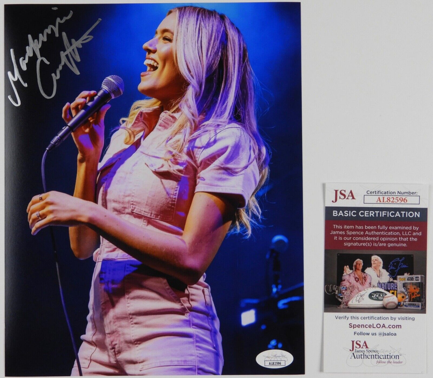 Mackenzie Carpenter JSA Signed Autograph 8 x 10 Photo Country Music Star