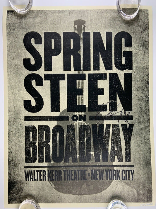 Bruce Springsteen On Broadway Autograph JSA Signed Poster Lithograph