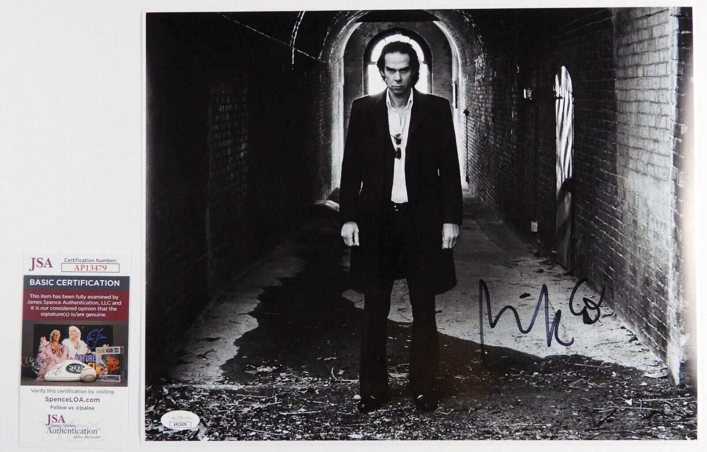 Nick Cave JSA Autograph Signed 11 x 14 photo