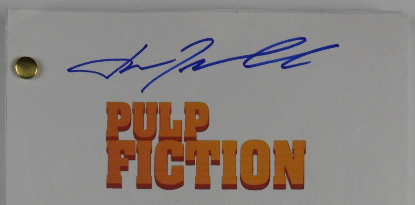 Pulp Fiction John Travolta Uma Thurman JSA Autograph Signed Full Script