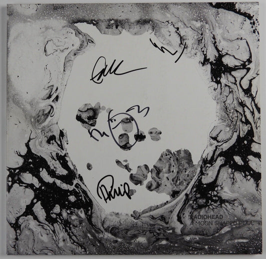 Radiohead Signed Autograph JSA Record Album Vinyl A Moon Shaped Pool