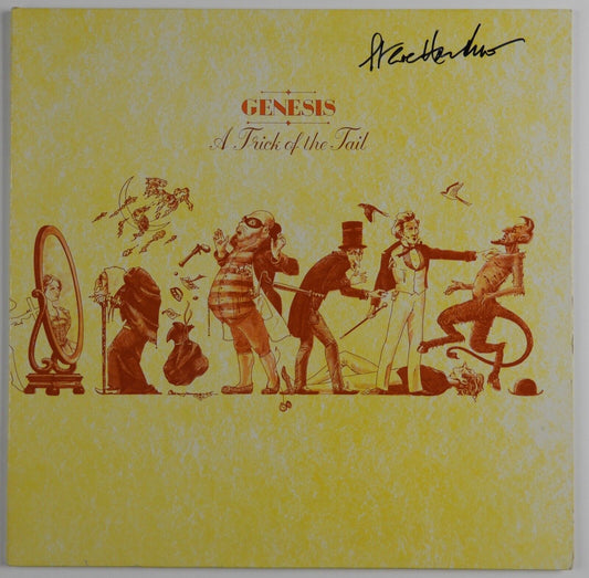 Genesis Steve Hackett JSA Signed Autograph Album Record LP A Trick of The Tail