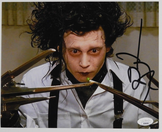 Johnny Depp JSA Signed Autograph 8 x 10 photo Edward Scissorhands
