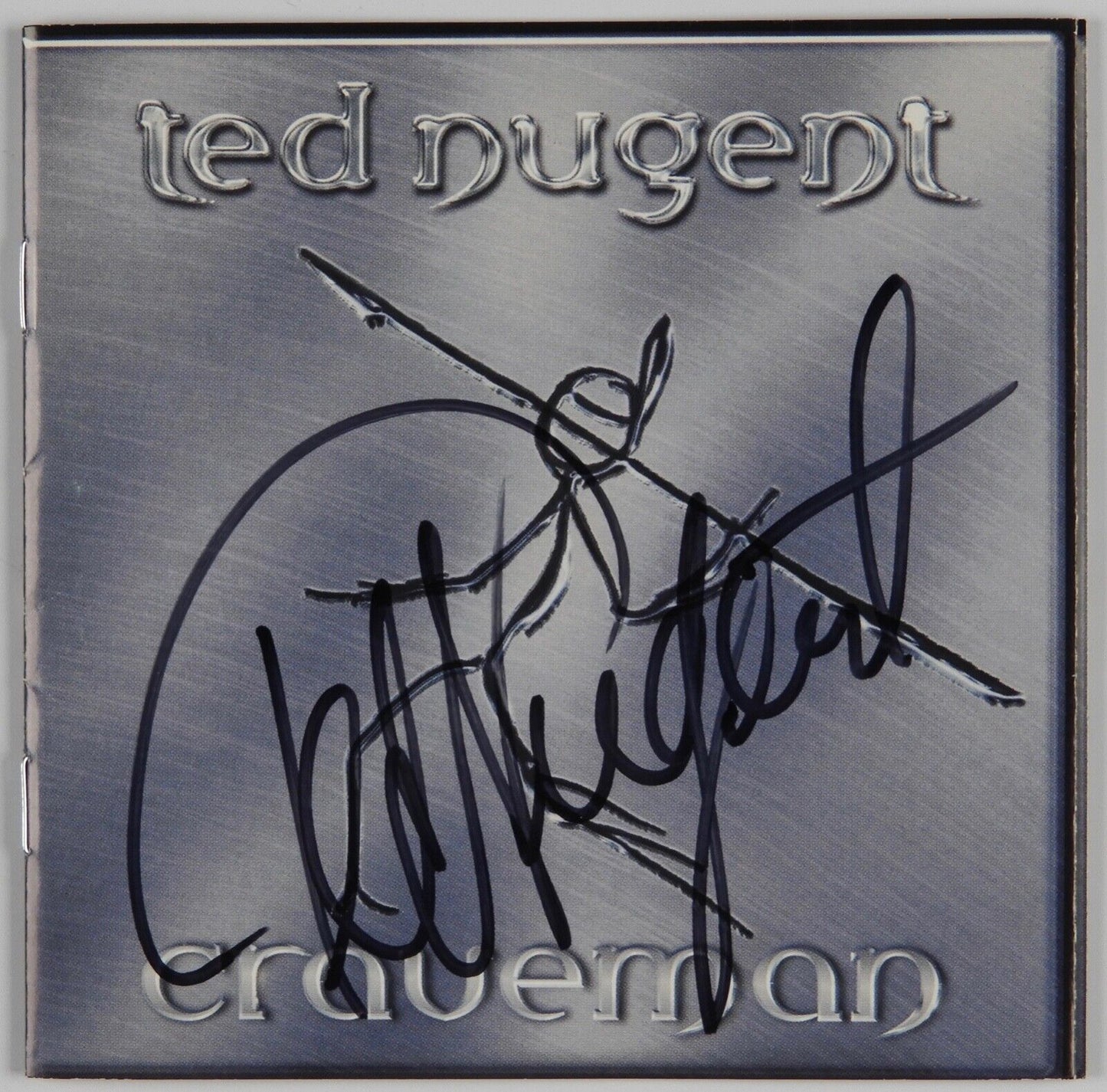 Ted Nugent  JSA Signed Autograph CD Booklet Craveman