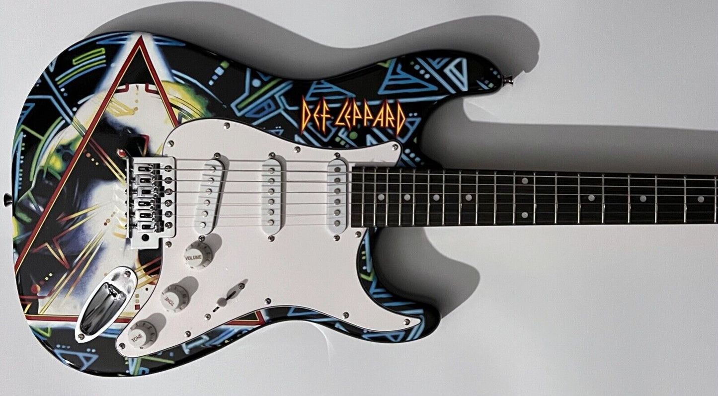 Def Leppard Hysteria Stratocaster Guitar Custom Graphics