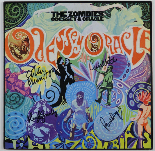 The Zombies JSA Signed Autograph Album Record LP Odessey & Oracle