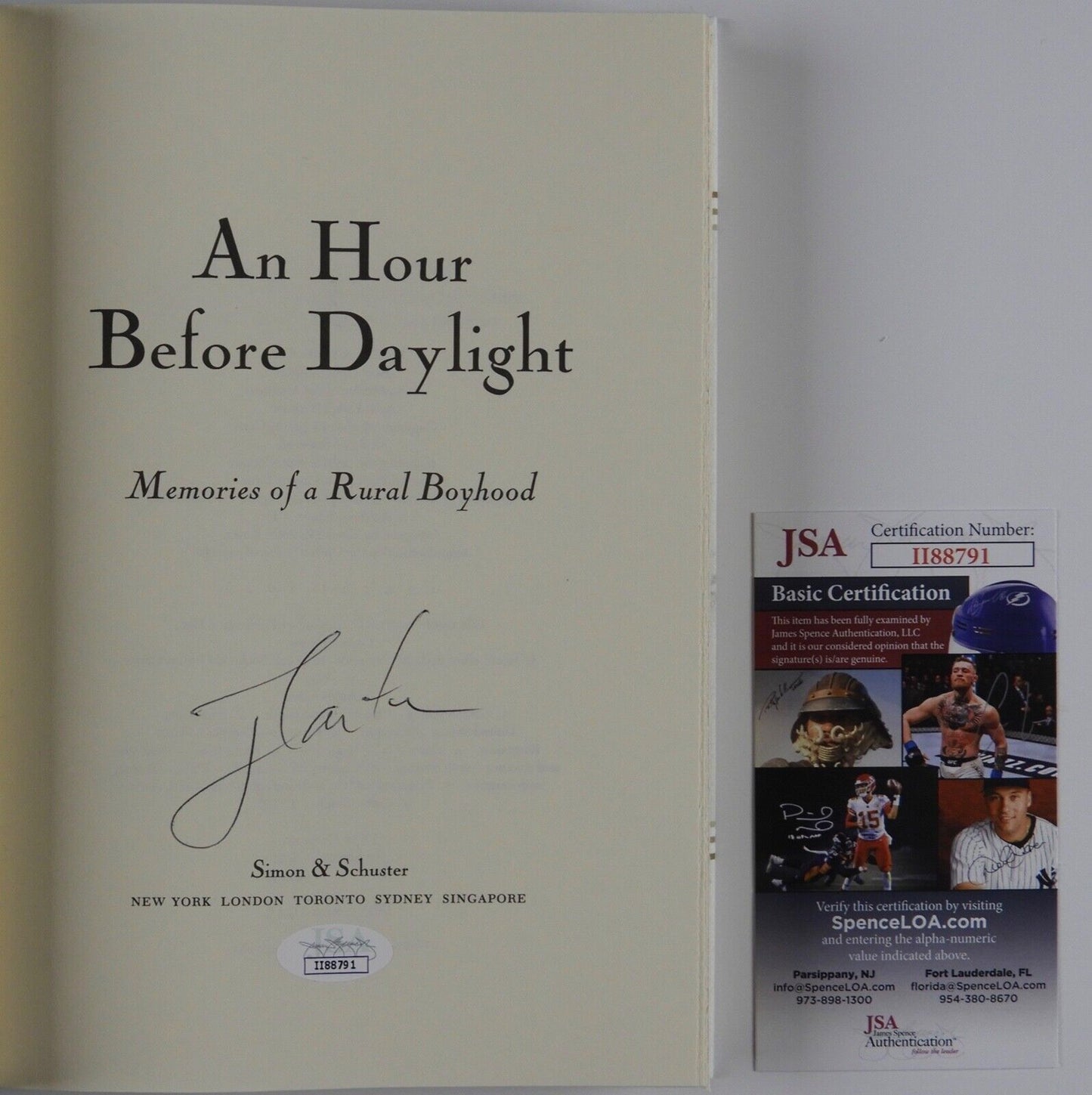 Jimmy Carter JSA Signed Autograph Book Beyond The White House