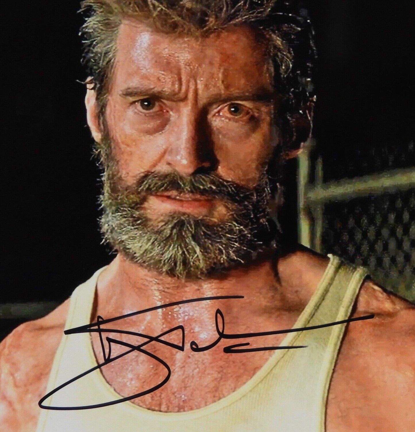 Hugh Jackman Wolverine Autograph Signed 8 x 10 photo ACOA X Men Logan