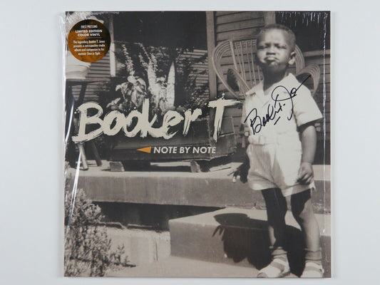 Booker T Jones JSA Signed Autograph Album Record LP Note By Note