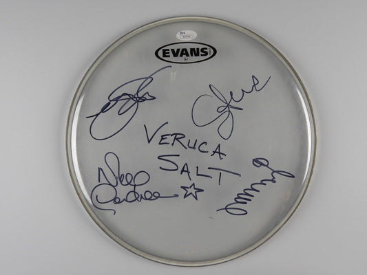 Veruca Salt Full Band Autograph Signed Drum Head JSA COA