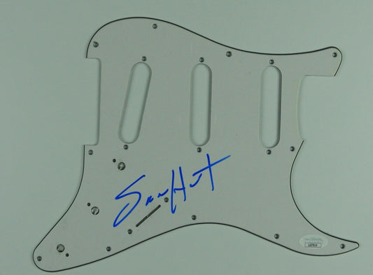 Sam Hunt JSA Autograph Signed Guitar Guard Strat Kickplate