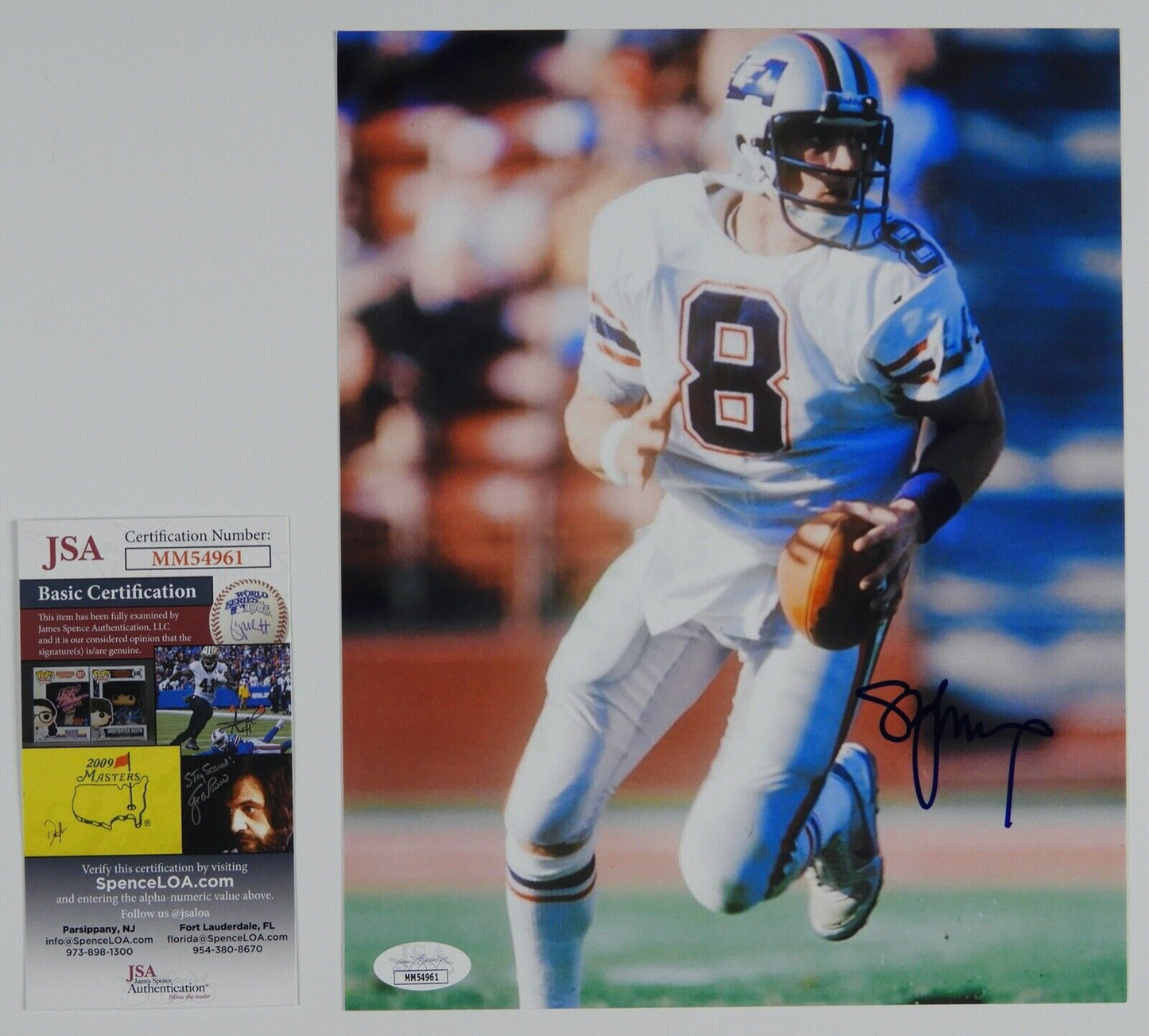 Steve Young JSA Autograph Signed 8 x 10 photo LA Football