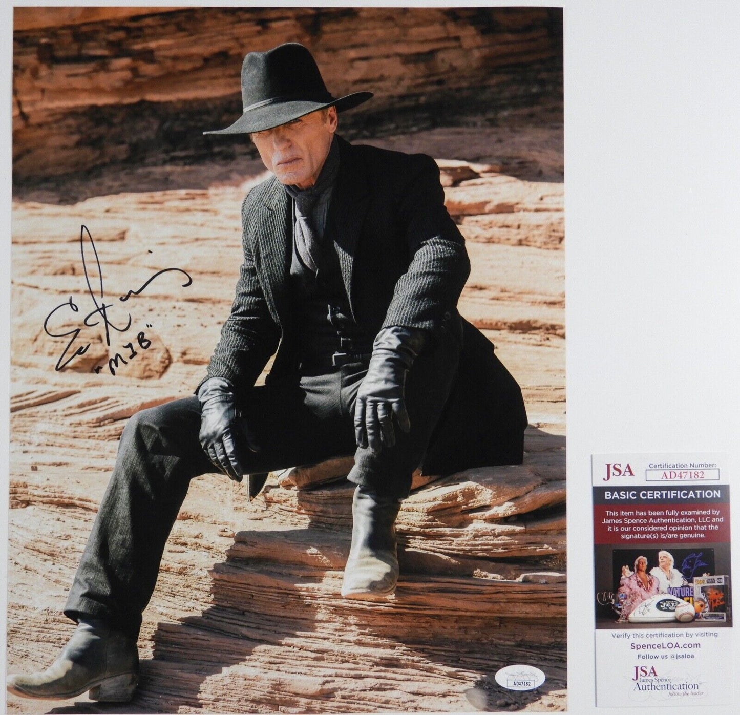 Ed Harris JSA Signed Autograph Photo 11 x 14 Man In Black Westworld
