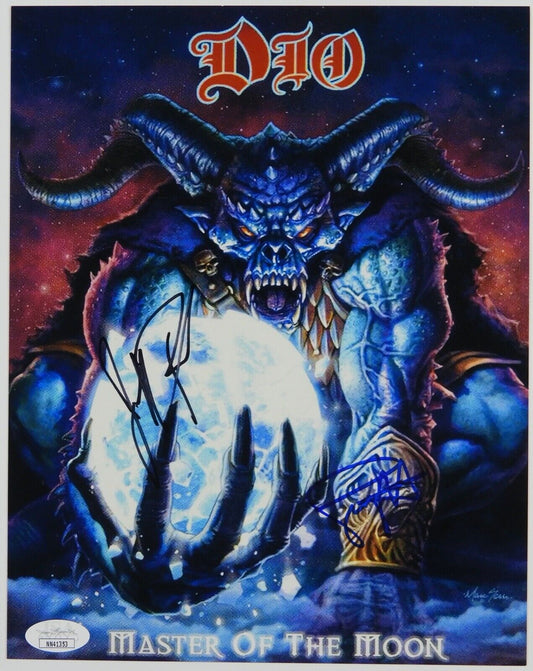 DIO JSA Signed Autograph Photo Jeff Pilson Simon Wright