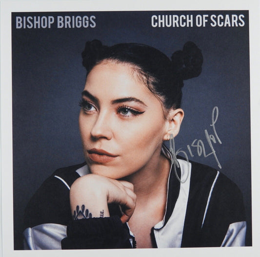 Bishop Briggs  JSA Signed Autograph 12" x 12" Lithograph Album Flat