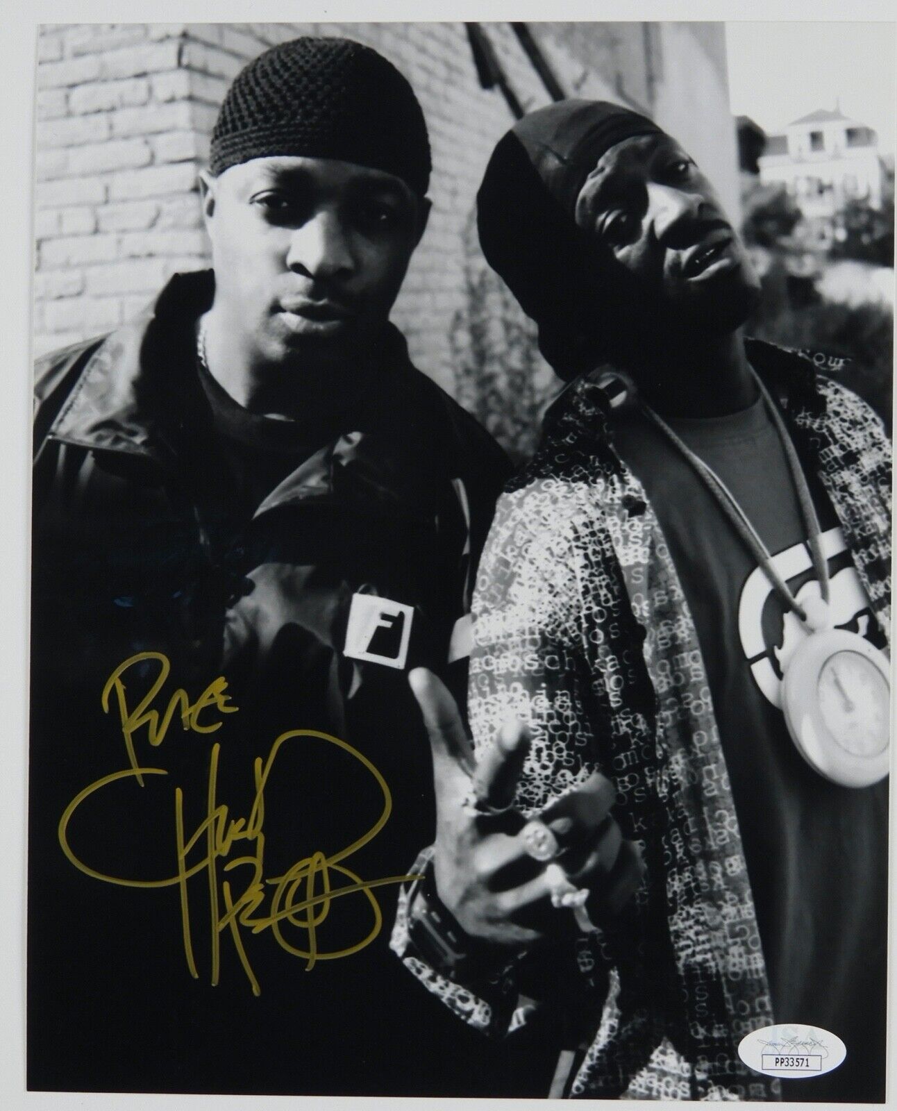 Chuck D Public Enemy JSA Signed Autograph 8 x 10 photo