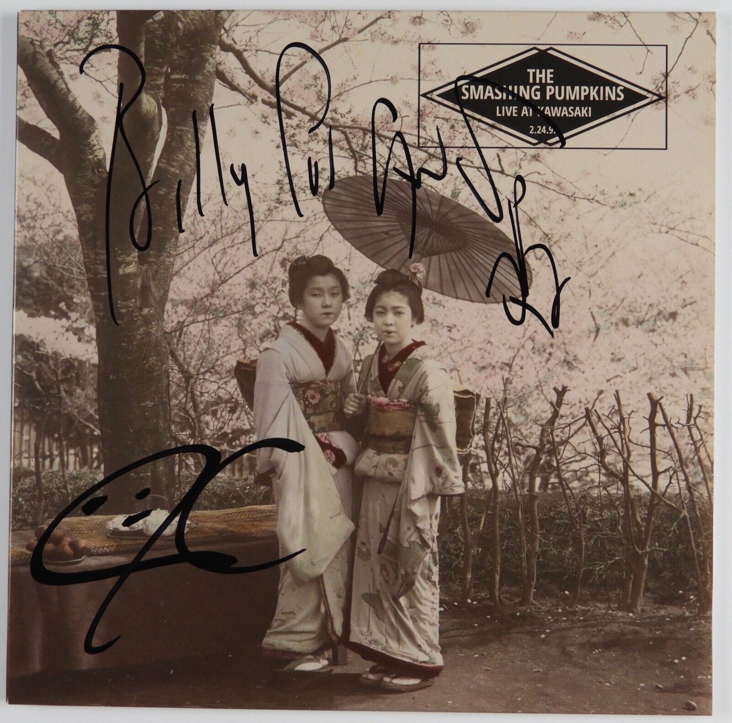 The Smashing Pumpkins Signed JSA Autograph Album Record Vinyl Live At Kawasaki