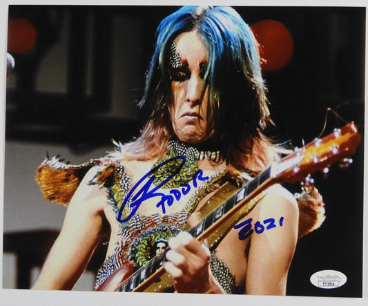 Todd Rundgren Signed Autograph JSA COA 8 x 10 photo Utopia