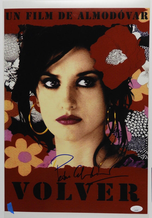 Pedro Almodovar Signed JSA Autograph 18" x 12" Volver