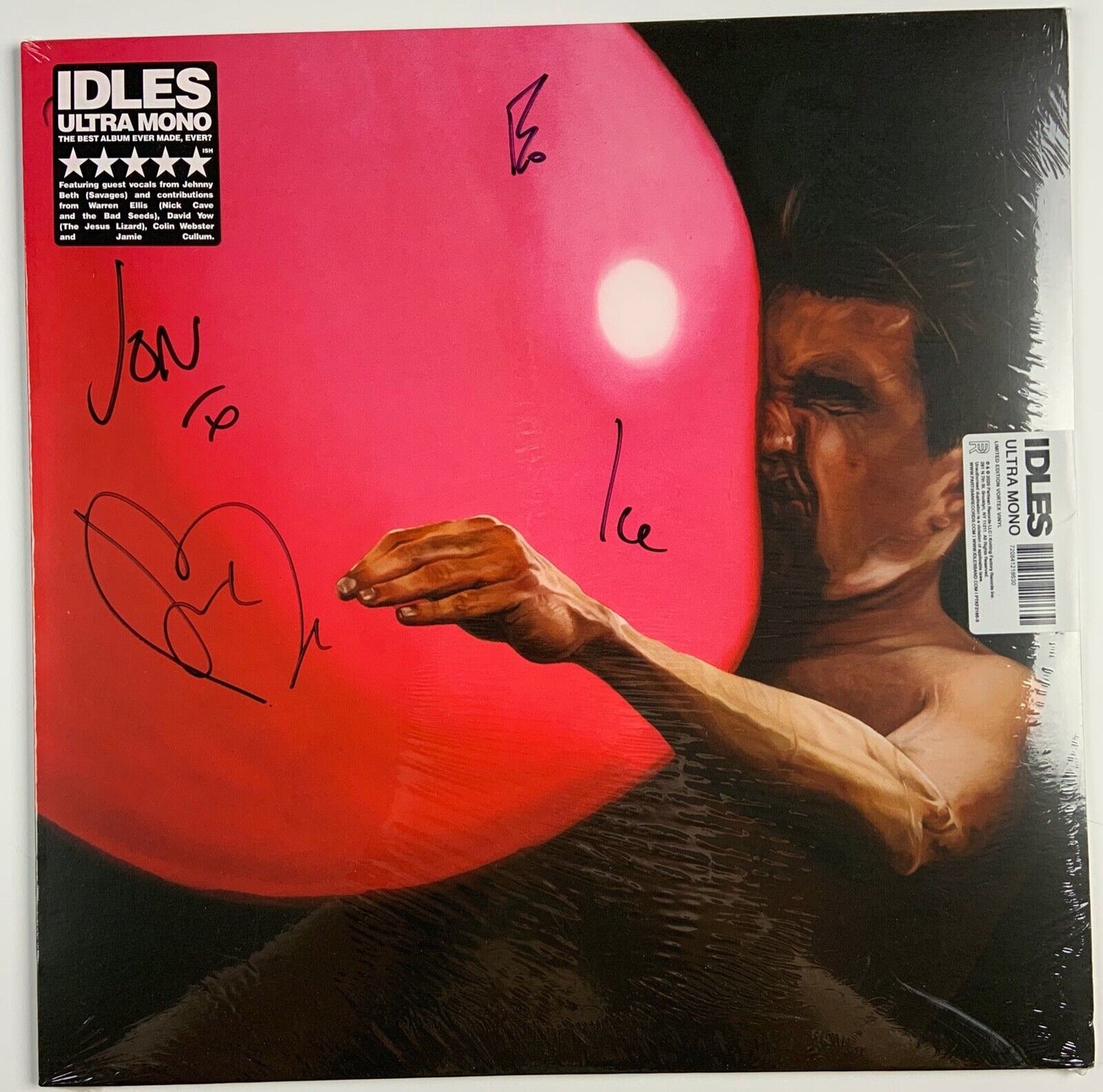 Idles Ultra Mono Signed Autographed Album Vinyl Record JSA USA shipping SS