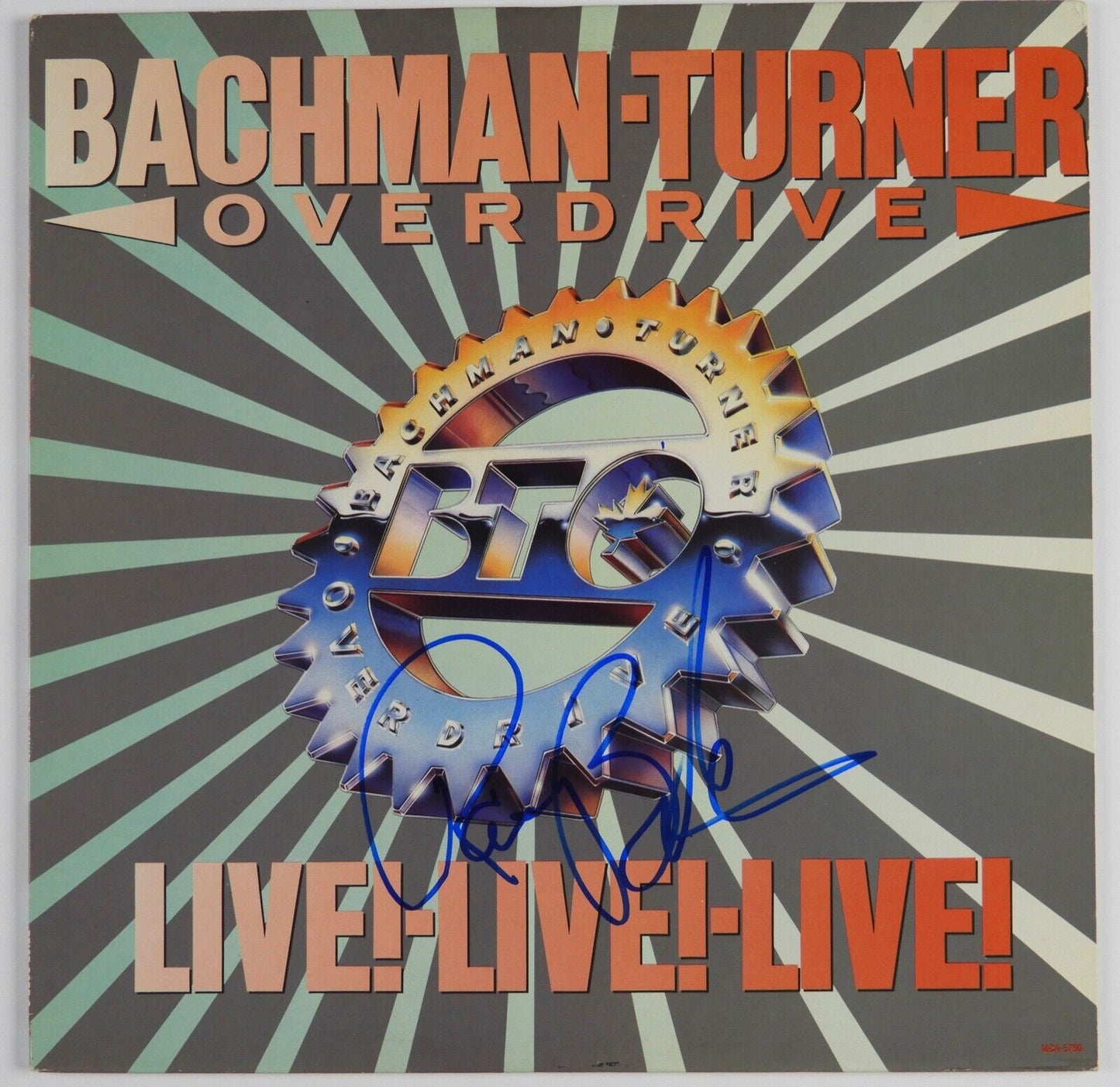 Bachman-Turner Overdrive Signed JSA Autograph Album Record Vinyl