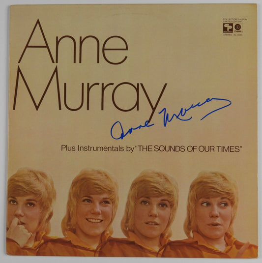 Anne Murray JSA Signed Autograph Album Record LP The Sounds Of Our Times