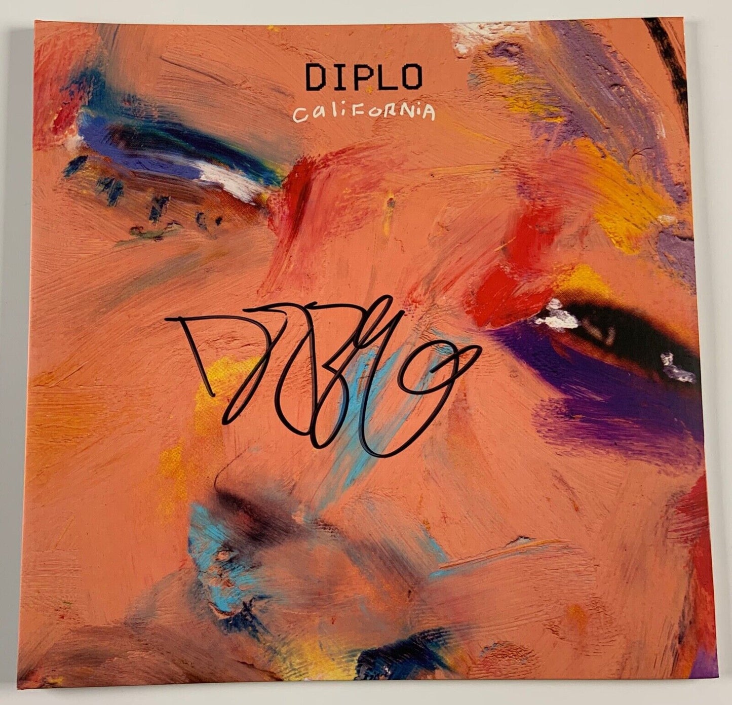 Diplo Signed JSA Autograph Signed Album Record Vinyl California