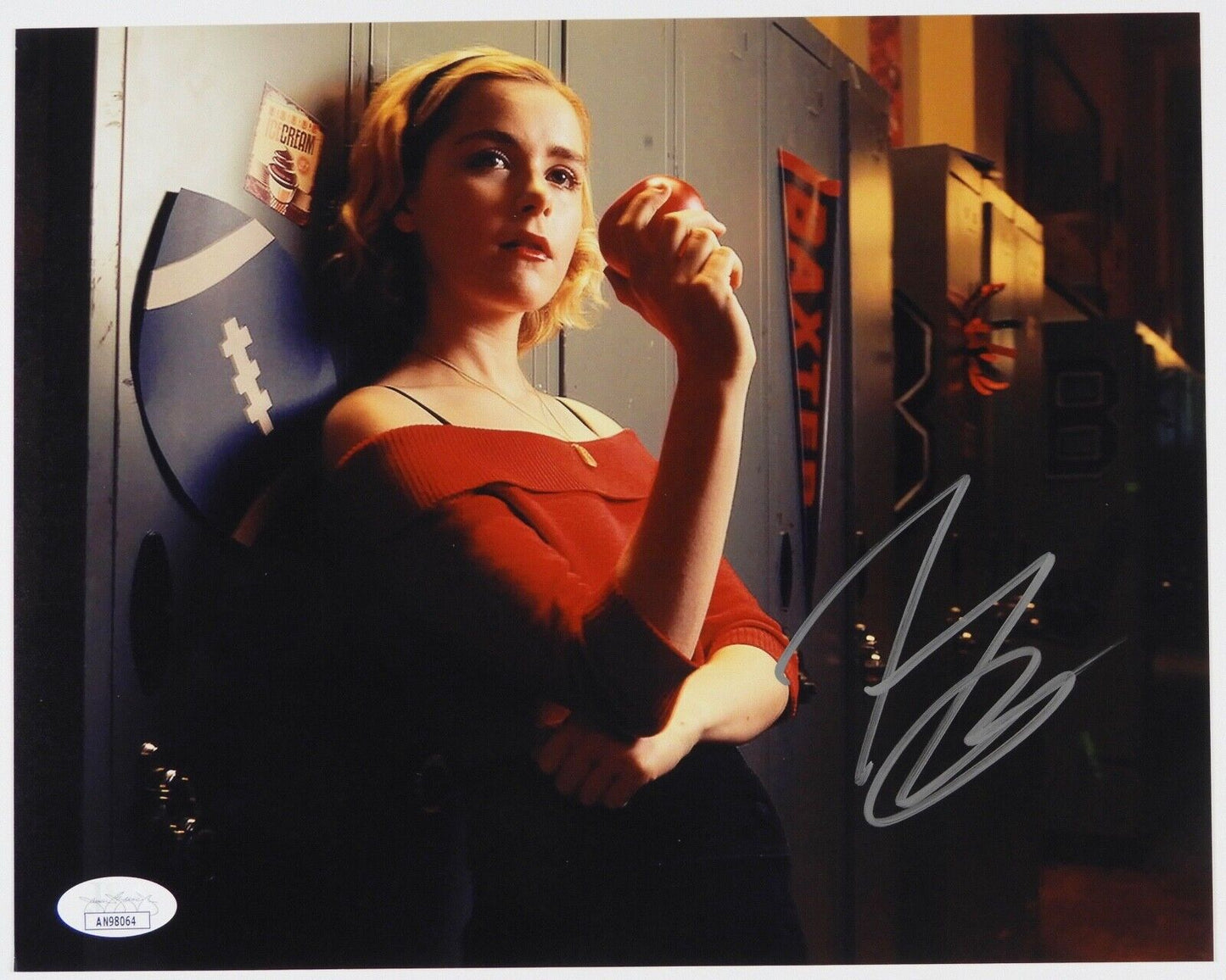 KIERNAN SHIPKA JSA Signed CHILLING ADVENTURES OF SABRINA Autograph Photo 8 x 10