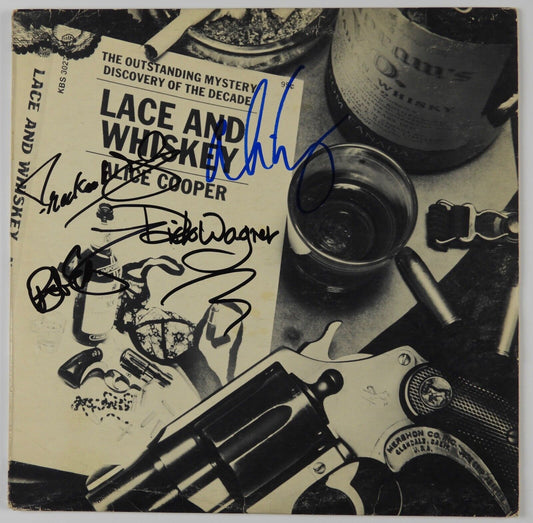Alice Cooper JSA Autograph Signed Album Vinyl Dick Wagner Bob Ezrin +