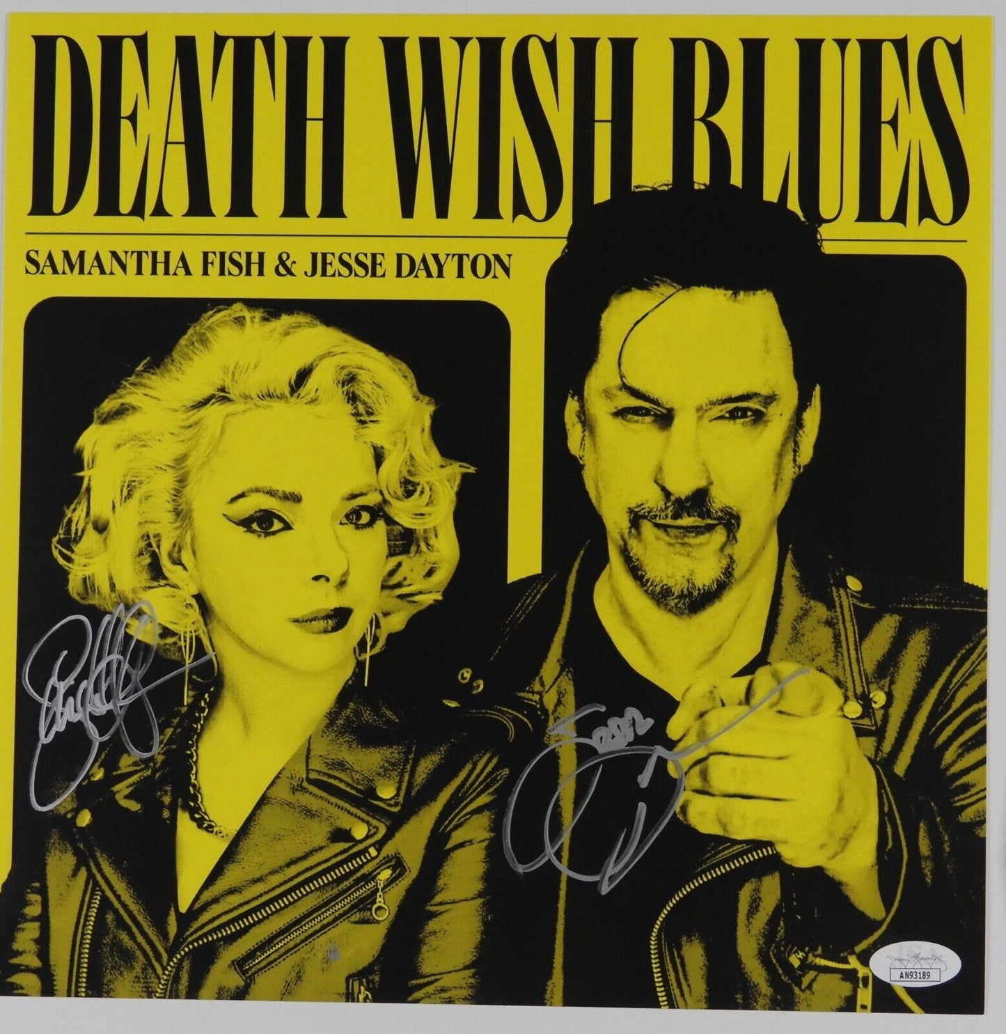 Samantha Fish Jesse Dayton JSA Signed Autograph Album Record Vinyl