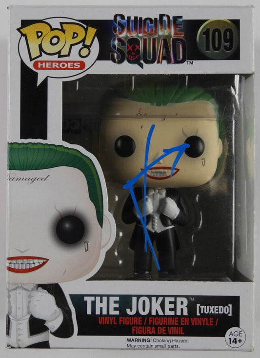 Jared Leto Signed Autograph Funko Pop 109 Suicide Squad The Joker