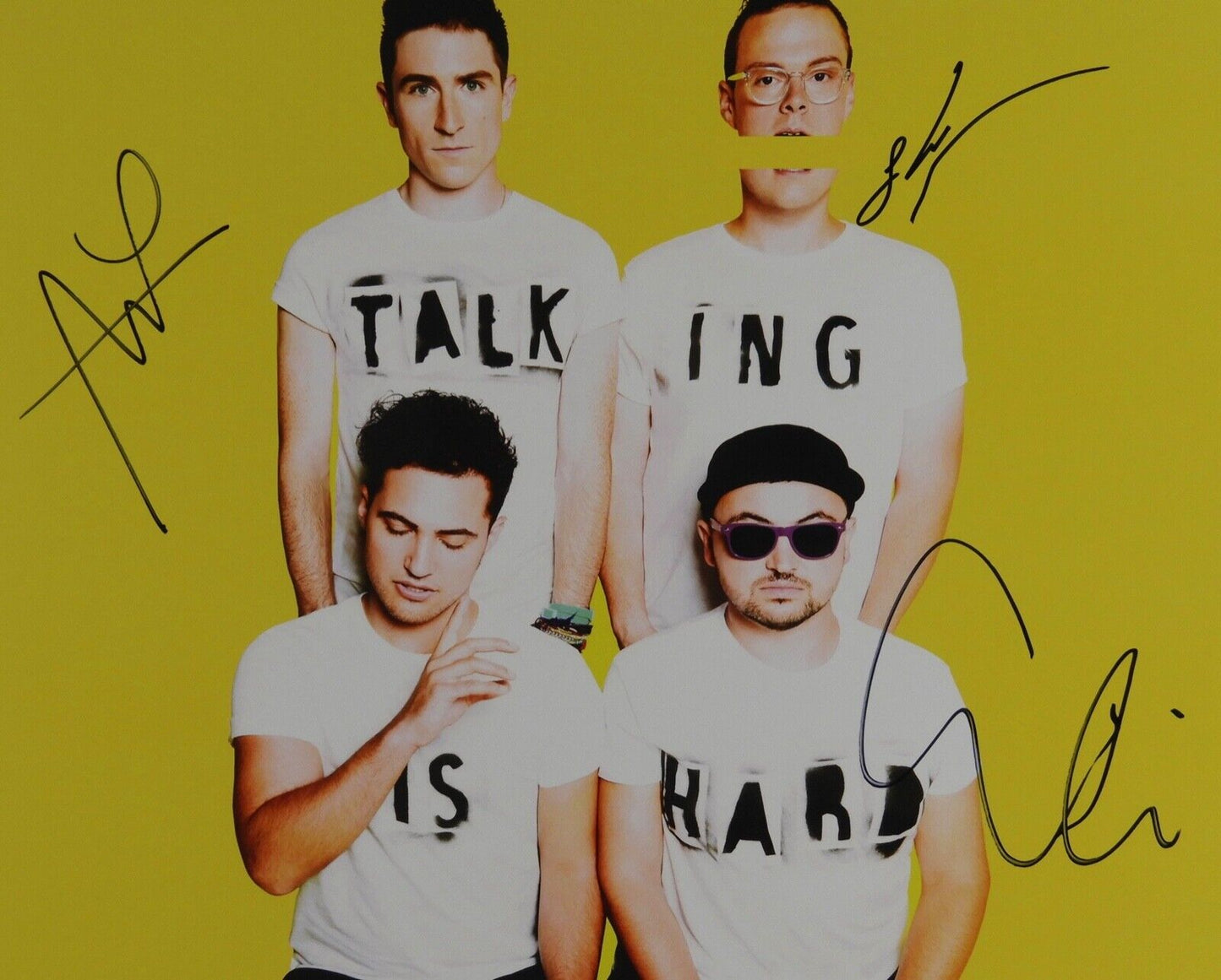 Walk The Moon Taking Is Hard JSA Autograph Signed Album Record Vinyl