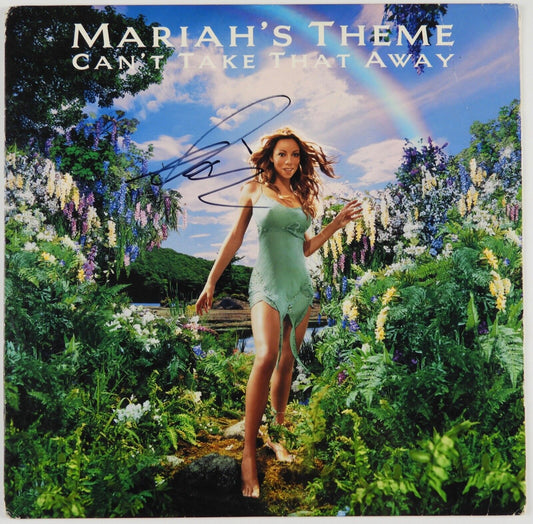 Mariah Carey Signed Autograph JSA Album Record Vinyl 12" Remix