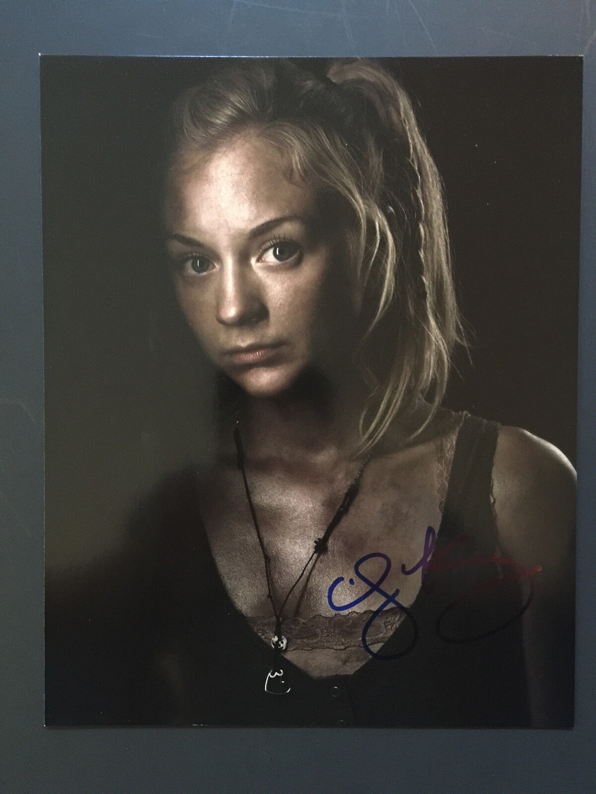 Emily Kinney The Walking Dead Autograph Signed Photo  8 x 10 JSA COA