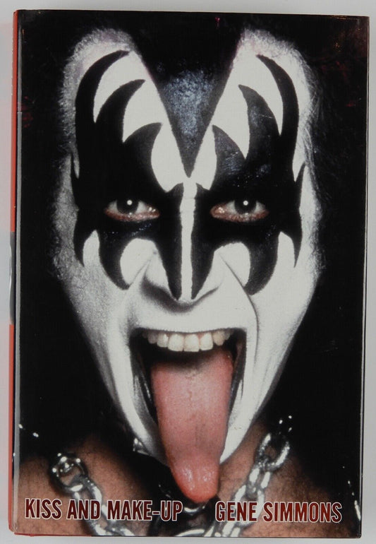 Gene Simmons KISS JSA Autograph Signed Book Kiss And Make-UP