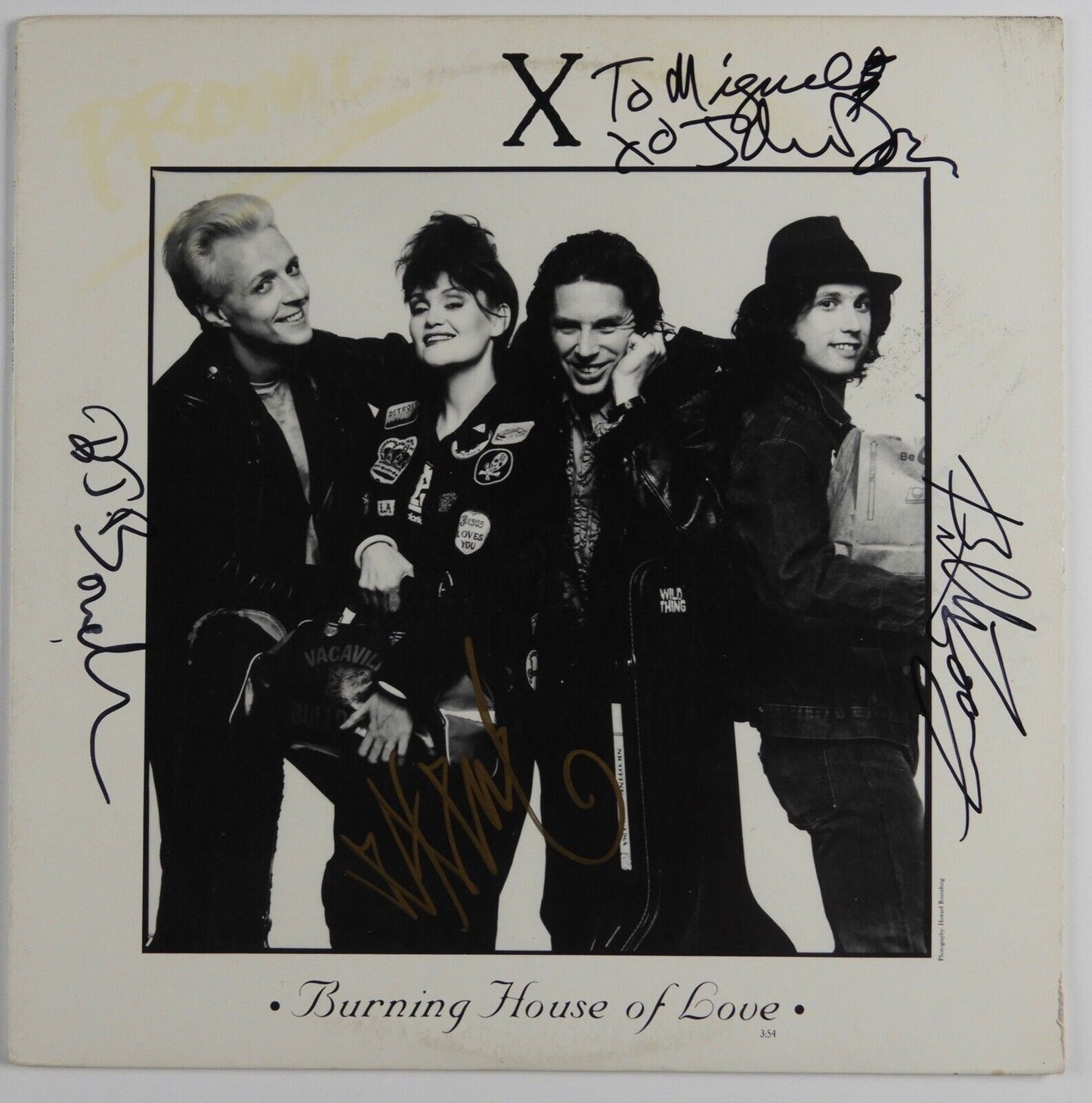 X Full Band JSA Signed Autograph Album Record Exene Cervenka Billy Zoom +