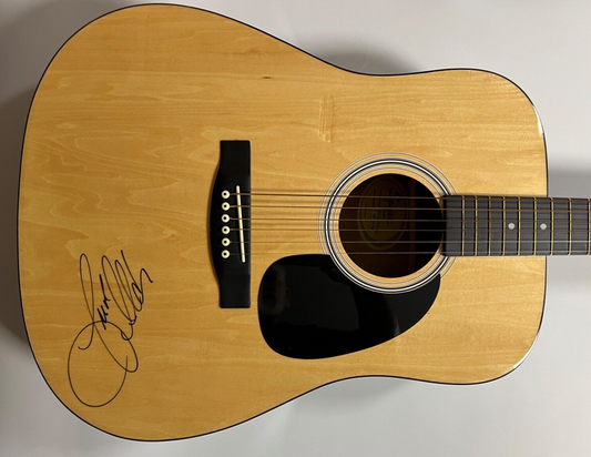 Jason Aldean JSA Signed Autograph Acoustic Guitar Fender Squire