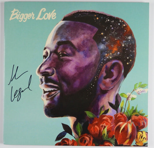 John Legend JSA Signed Autograph Album Record Vinyl Bigger Love