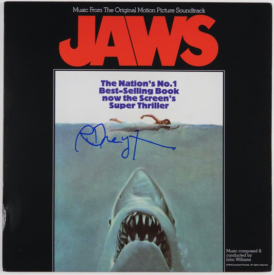 JAWS Richard Dreyfuss JSA Signed Autograph Album Soundtrack LP