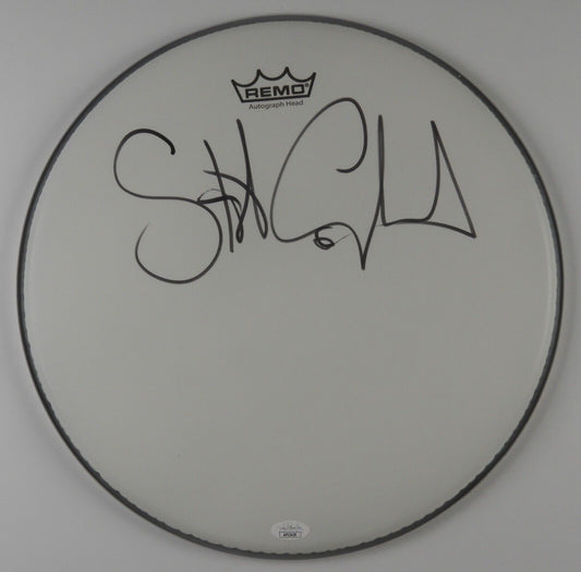 Stewart Copeland The Police Autograph Signed Drumhead JSA COA 14"