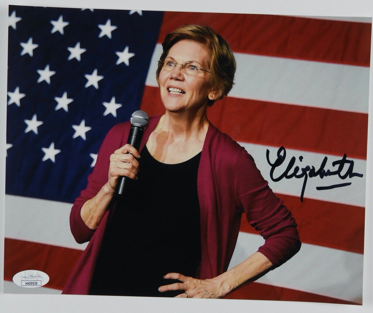 Elizabeth Warren JSA Autograph Signed Photo COA 8 x 10 Senator President