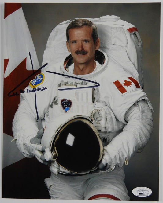 Canadian astronaut Chris Hadfield Signed Autograph JSA COA 8 x 10 photo