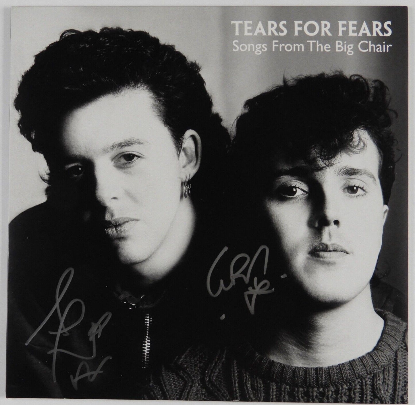 Tears For Fears JSA Signed Autograph Album Record Vinyl Songs From The Big Chair