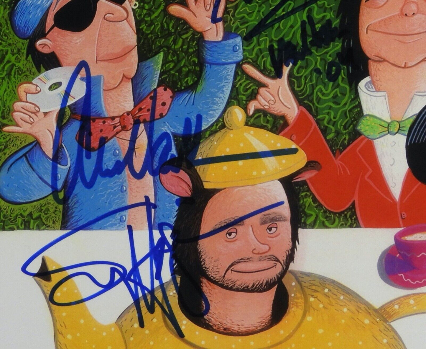 Eddie Van Halen Autograph REAL Signed 8 x 10 Alex Micheal Anthony Sammy Hagar