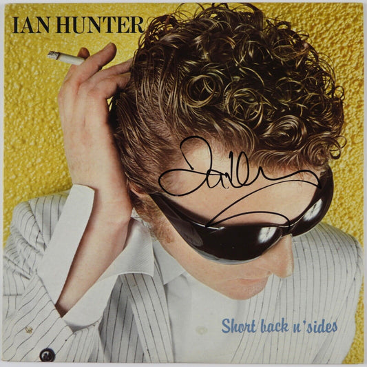Ian Hunter JSA Signed Autograph Record Vinyl Short Back n Sides
