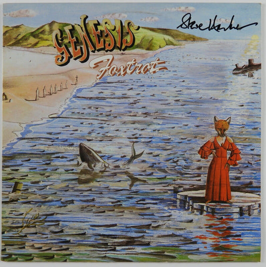 Genesis Steve Hackett JSA Signed Autograph Album Record LP Foxtrot