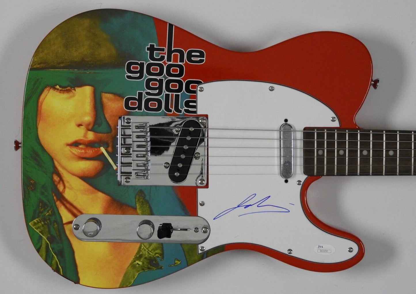 Johnny Rzeznik The Goo Goo Dolls JSA Autograph Signed Guitar Fender Telecaster